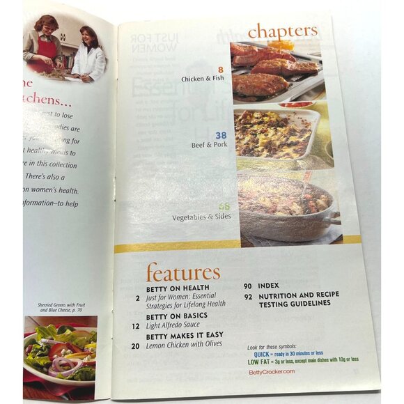 Betty Crocker Simple Healthy Meals Cookbook 35 Recipes Booklet 20 Minute Meals - Picture 2 of 8